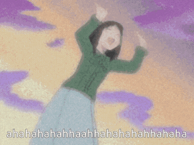 Girl Laughing Saying Ahaha GIF