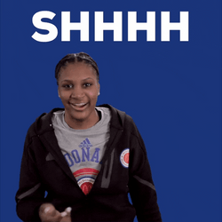 Girl Laughing Shhhh GIF