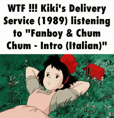 Girl Laying In Grass WTF Kiki's Delivery Service 1989 GIF