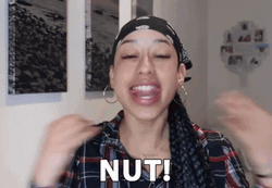 Girl Likes Nut GIF