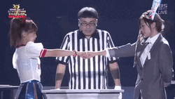 Girl Lost Devastated Playing Rock Paper Scissors GIF