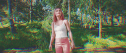 Girl Lost In Forest GIF