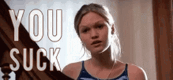 Girl Mad You Suck GIF