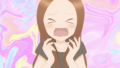 Girl Making Funny Face Eyes Closed GIF