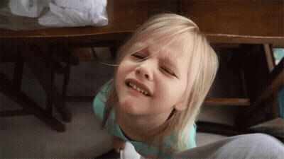 Girl Making Funny Face GIF