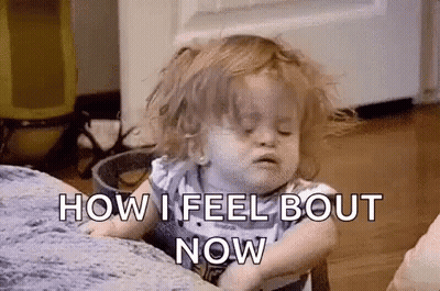 Girl Making Funny Face Saying How I Feel GIF
