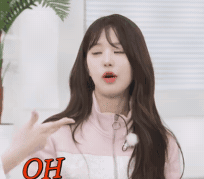 Girl Making Funny Face Saying Oh My God GIF
