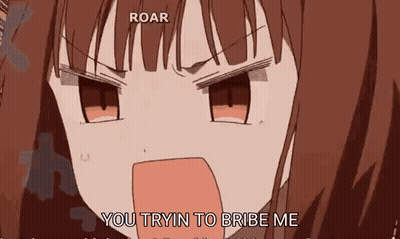 Girl Making Funny Face Saying You Tryin To Bribe Me GIF