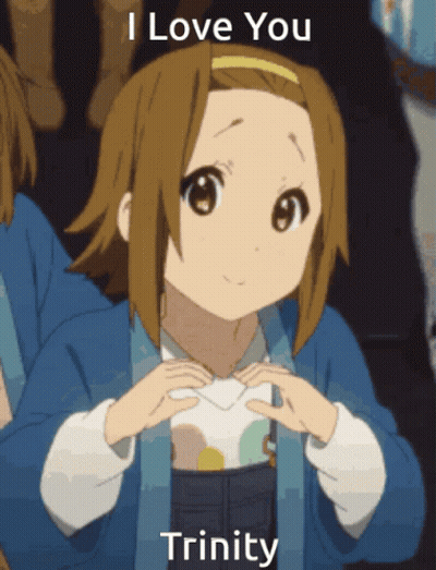 Girl Making Heart Hands Saying I Love You Trinity GIF