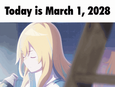 Girl March 1St 2028 GIF