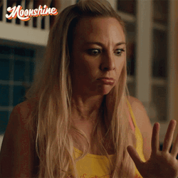 Girl Moonshine Shock GIF