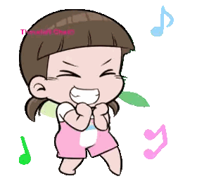 Girl Named ThruDan Chow Sticker