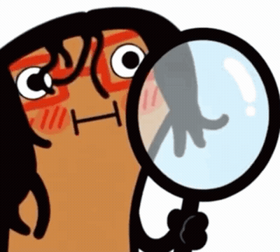 Girl On Computer Screen Saying Goodnight GIF