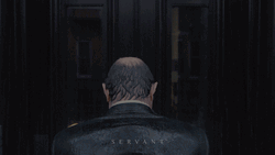 Girl Opening Door For Guy Soak Rain GIF