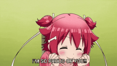 Girl Pigtails Bone Says I'm So Proud GIF