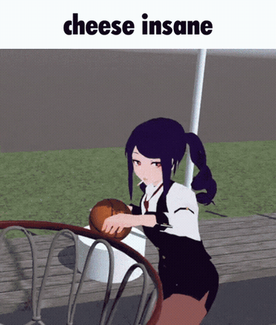Girl Playing Basketball Saying Cheese Insane GIF