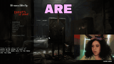Girl Playing Layers Of Fear GIF