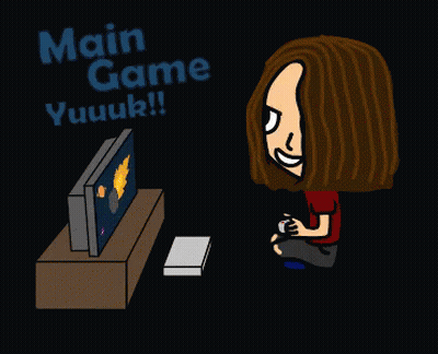 Girl Playing Video Game Main Game Yuuuk GIF