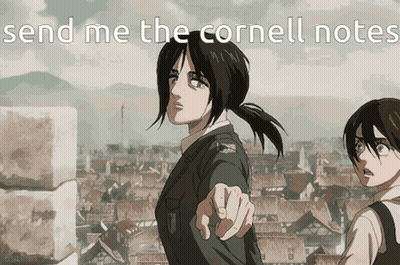 Girl Pointing At Camera Send Me Cornell Notes GIF