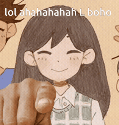 Girl Pointing Saying LOL Ahahahahah L Boho GIF