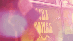 Girl Power 70S Hippie Retro Design GIF