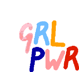 Girl Power Grlpwr Sticker GIF