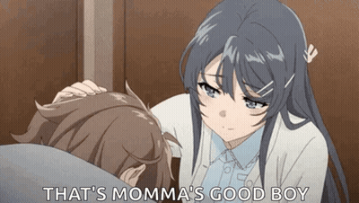 Girl Putting Hand On Boy's Forehead GIF