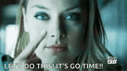 Girl Putting On Face Paint It's Go Time GIF