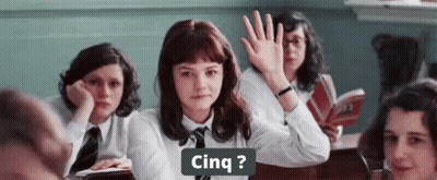 Girl Raising Hand In Classroom GIF