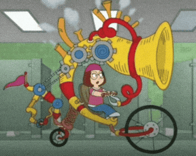 Girl Riding Bicycle With Bell GIF