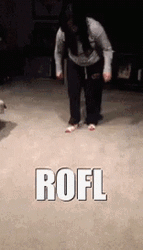 Girl Rolling On The Floor Laughing GIF