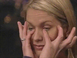 Girl Rubbing My Eyes Itchy GIF