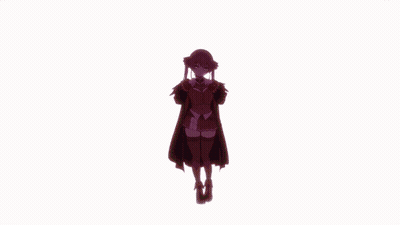 Girl's Eye With Heart Shaped Pupil GIF