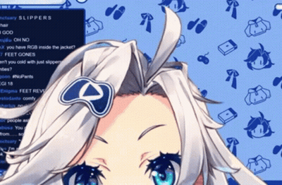 Girl's Face Close Up Sanctuary Slippers GIF