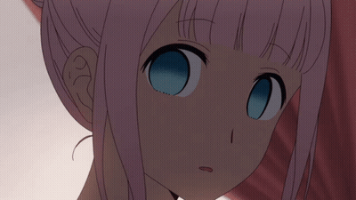 Girl's Face Close Up With Blue Eyes GIF