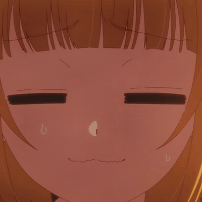 Girl's Face Sweating Close Up GIF