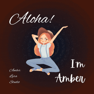 Girl Saying Aloha I Am Amber GIF