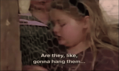 Girl Saying Are They Like Gonna Hang Them GIF