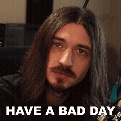 Girl Saying Awful Morning Chaos Havoc Despair GIF