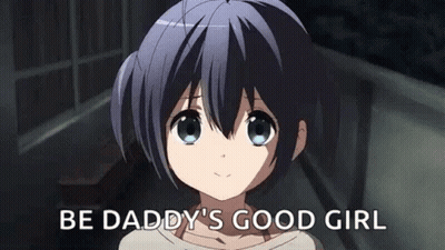 Girl Saying Be Daddy Good Girl GIF