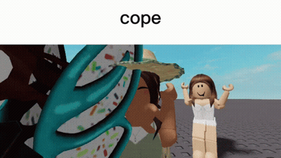 Girl Saying Cope GIF