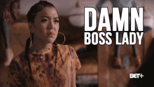 Girl Saying Damn Boss Lady GIF