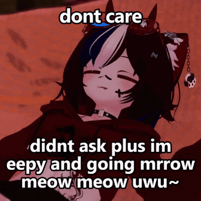 Girl Saying Dont Care