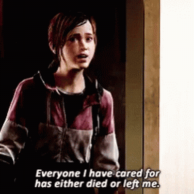 Girl Saying Everyone I Cared For Either Died Or Left Me GIF
