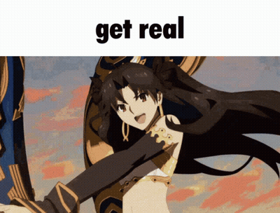 Girl Saying Get Real GIF