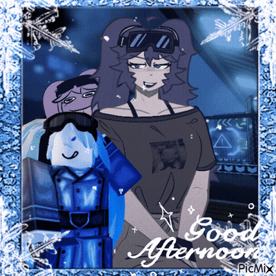 Girl Saying Good Afternoon GIF