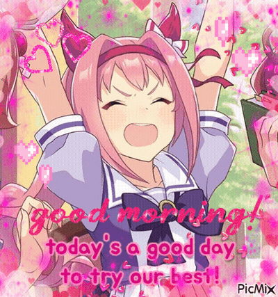 Girl Saying Good Morning Best Day GIF