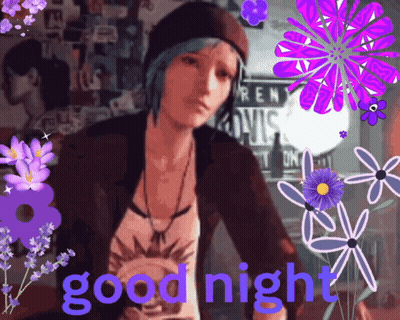Girl Saying Good Night GIF