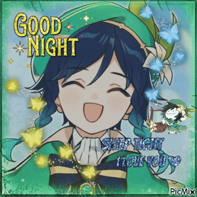 Girl Saying Good Night Sleep Tight I Love You GIF