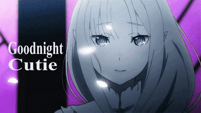Girl Saying Goodnight Cutie GIF